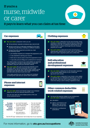 Nurse, Midwife or Carer, - Tax Time Claims  - Jorgensen Accountants