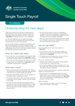 Single Touch Payroll and understanding the next steps.